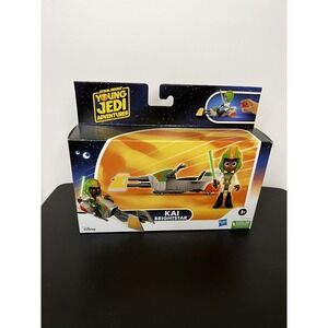 Star Wars Young Jedi Adventures Kai Brightstar with Speeder New, Ships from USA